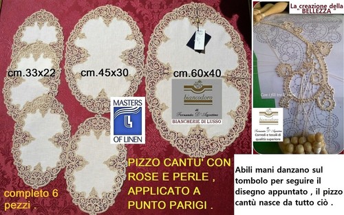 Centrini fatti mano pizzo - a,